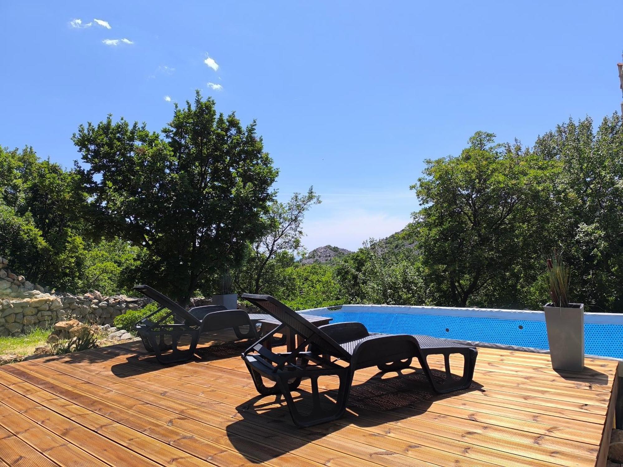 Holiday Home Lucija "" Private House With Pool "" ヤブラナツ エクステリア 写真