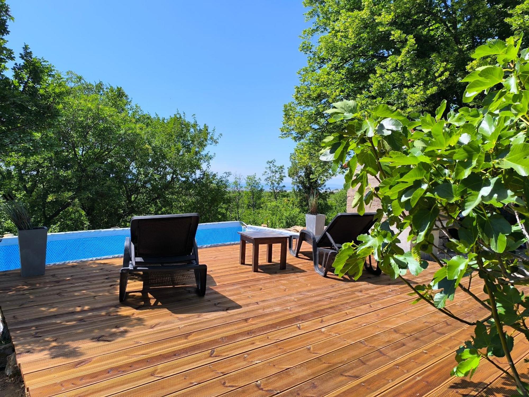 Holiday Home Lucija "" Private House With Pool "" ヤブラナツ エクステリア 写真