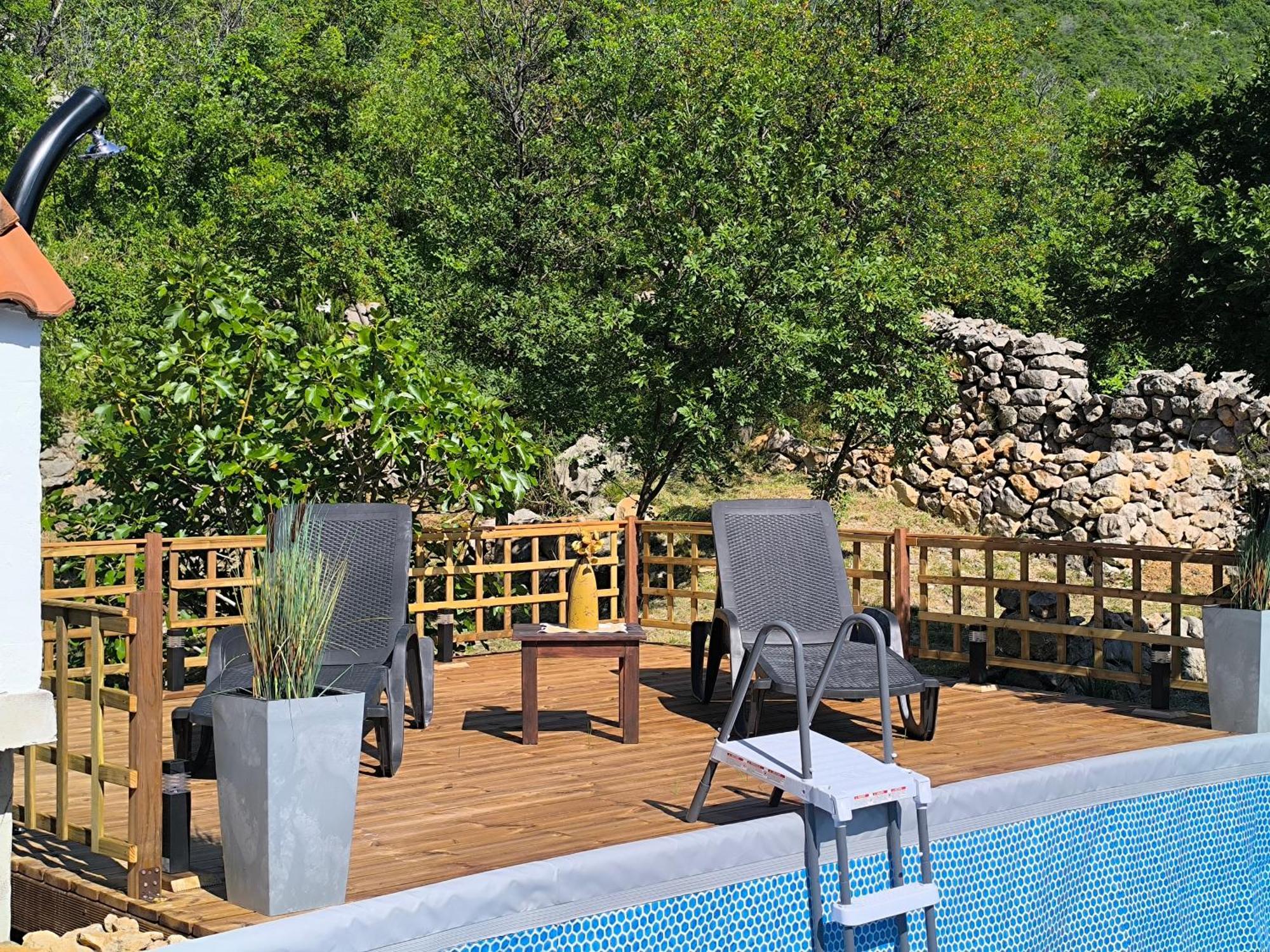 Holiday Home Lucija "" Private House With Pool "" ヤブラナツ エクステリア 写真